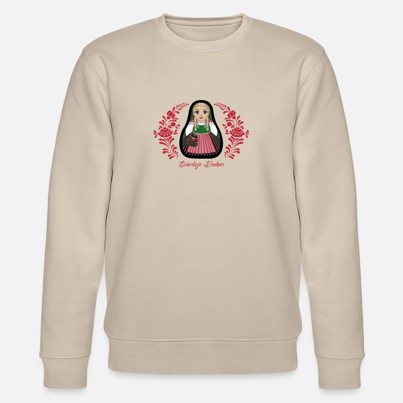 Svärdsjö-Enviken - Stanley/Stella Unisex Bio-Sweatshirt CHANGER  - Beige