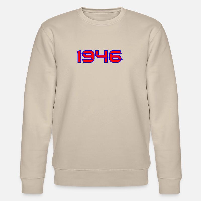 Conception des glyphes de 1946 - Sweat bio CHANGER Stanley/Stella Unisexe - beige