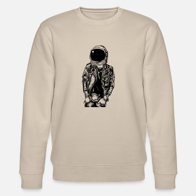 Astronaut Punkster - Stanley/Stella Unisex Bio-Sweatshirt CHANGER  - Beige