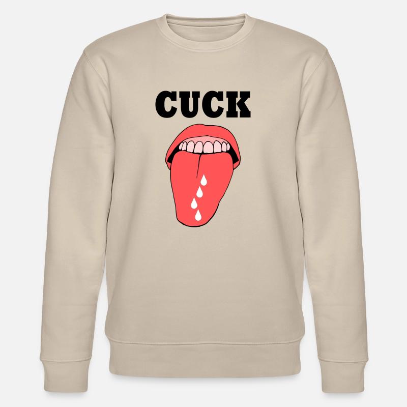 cuckold cuck - Stanley/Stella Unisex Bio-Sweatshirt CHANGER  - Beige