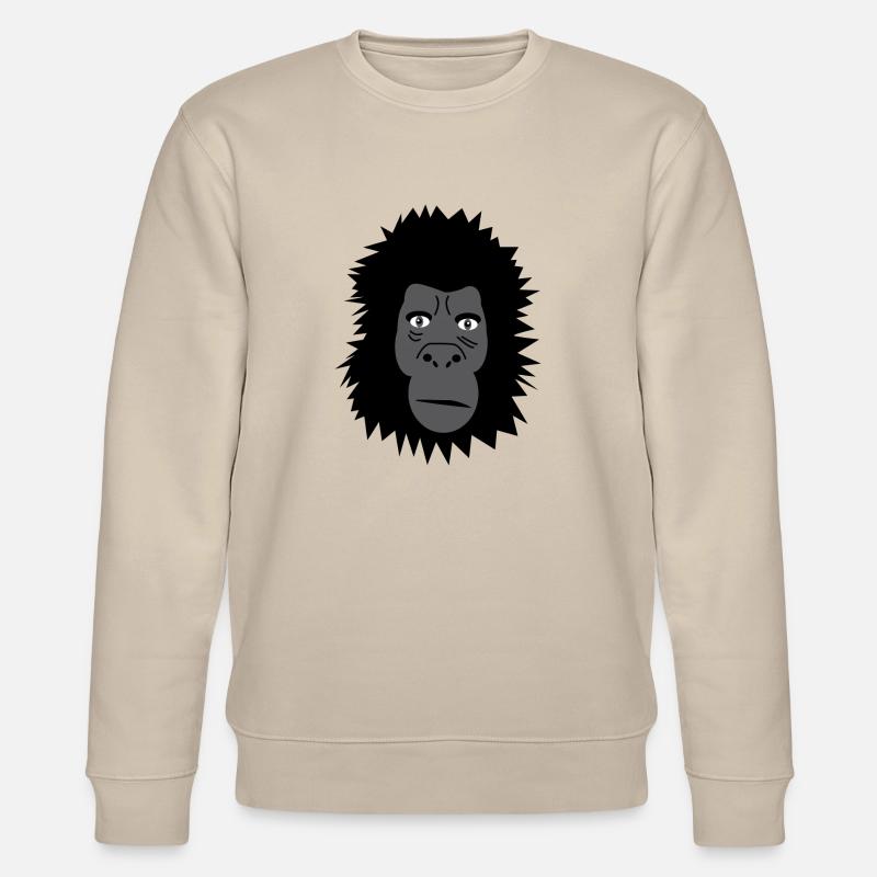 Gorilla - Stanley/Stella Unisex Bio-Sweatshirt CHANGER  - Beige