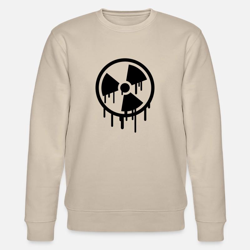 Atom Symbol Graffiti - Sweat bio CHANGER Stanley/Stella Unisexe - beige