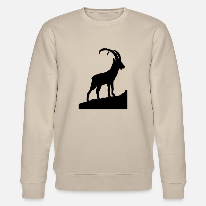 Steinbock - Stanley/Stella Unisex Bio-Sweatshirt CHANGER - Beige