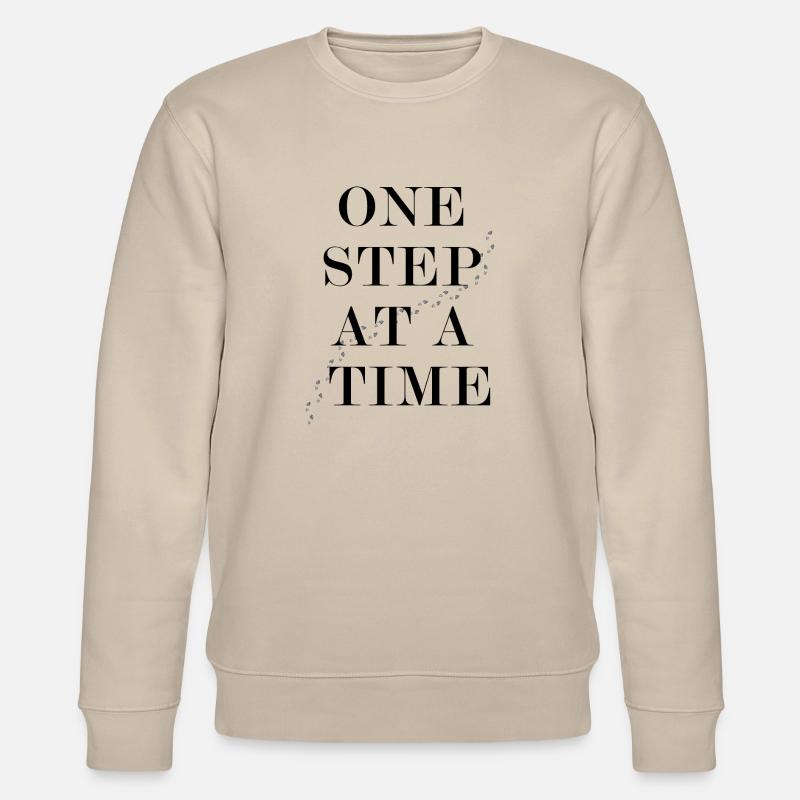 One Step At A Time - Stanley/Stella Unisex Bio-Sweatshirt CHANGER  - Beige