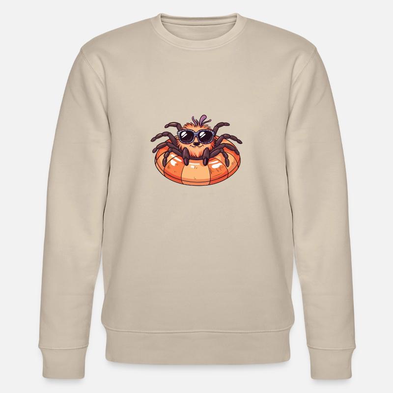 Tarantula Comic Cool - Stanley/Stella Unisex Bio-Sweatshirt CHANGER  - Beige