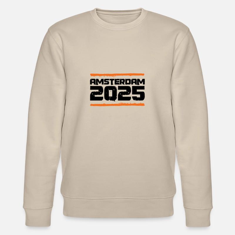 Amsterdam 2025 Urlaub - Stanley/Stella Unisex Bio-Sweatshirt CHANGER  - Beige
