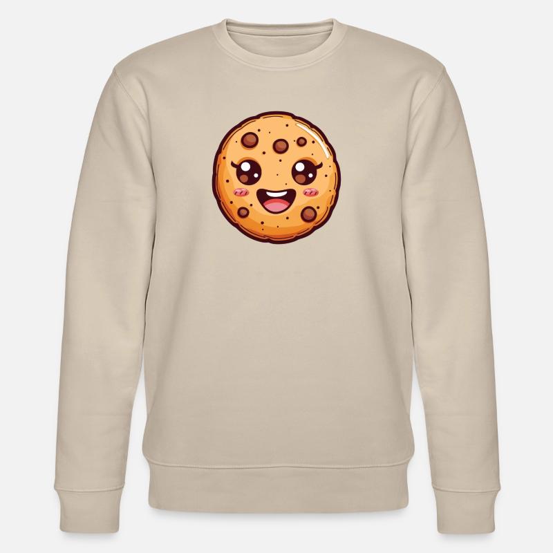 Dessin animé de biscuit mignon - Sweat bio CHANGER Stanley/Stella Unisexe - beige