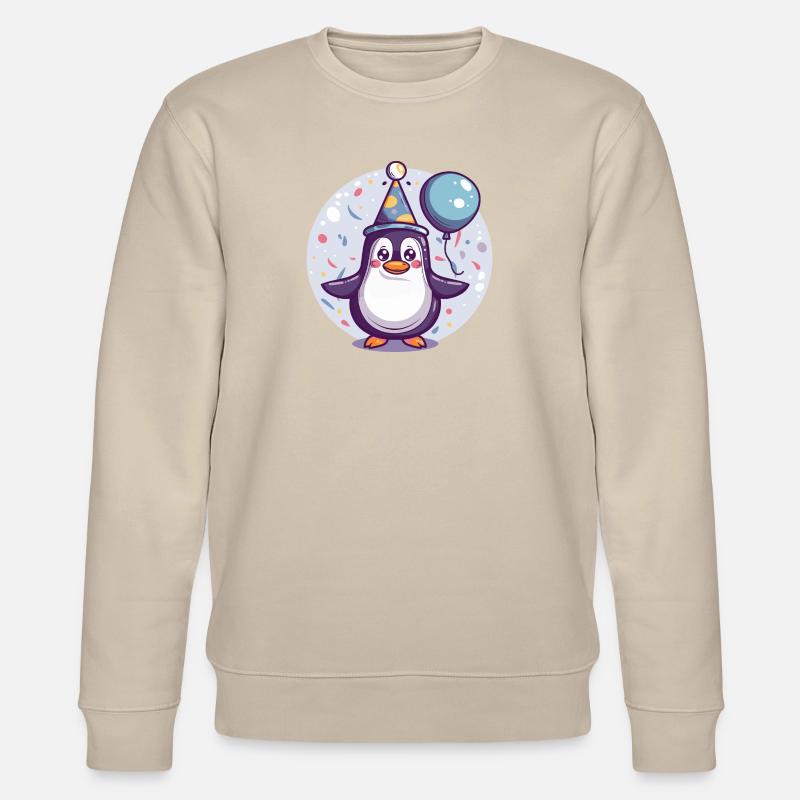 Pingouin Anniversaire Bébé - Sweat bio CHANGER Stanley/Stella Unisexe - beige