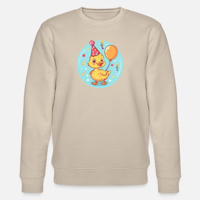 Canard Anniversaire Bébé - Sweat bio CHANGER Stanley/Stella Unisexe - beige