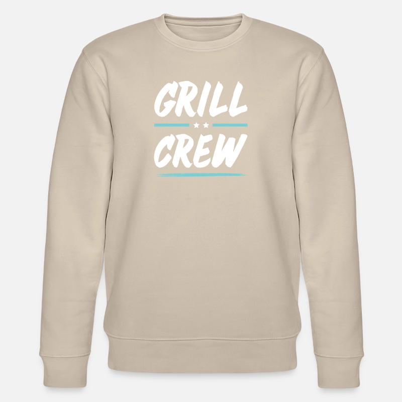 Équipe de grillades - Sweat bio CHANGER Stanley/Stella Unisexe - beige