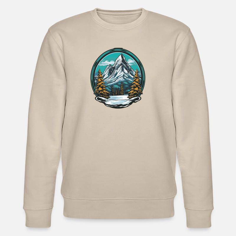 berge 8 - Stanley/Stella Unisex Bio-Sweatshirt CHANGER  - Beige