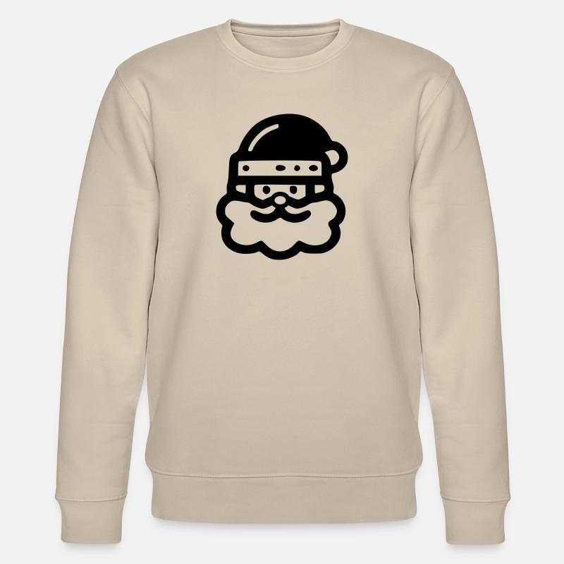 Weihnachtsmann Icon - Stanley/Stella Unisex Bio-Sweatshirt CHANGER  - Beige