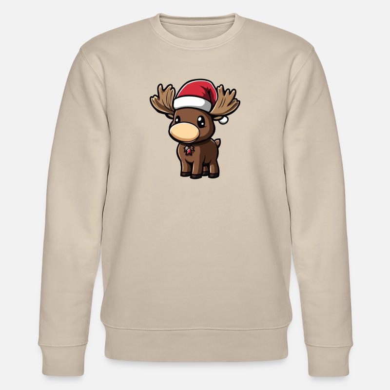 Noël de l’orignal - Sweat bio CHANGER Stanley/Stella Unisexe - beige