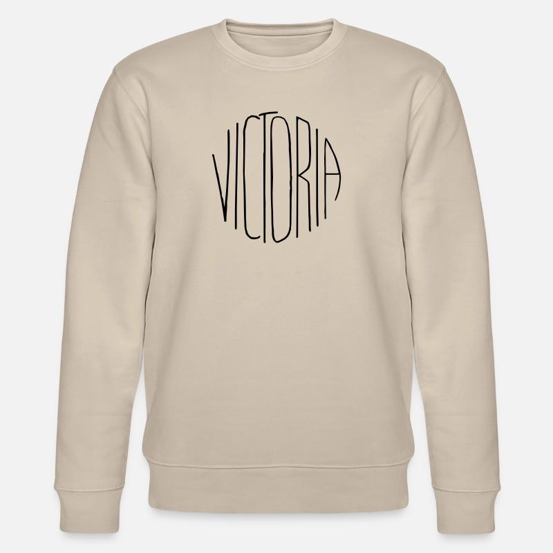 Victoria - Stanley/Stella Unisex Bio-Sweatshirt CHANGER  - Beige