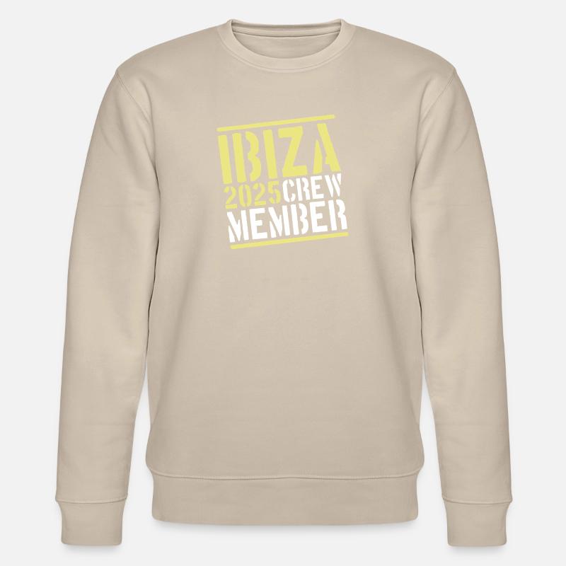 Ibiza 2025 Crew - Stanley/Stella CHANGER Unisex Organic Sweatshirt - beige