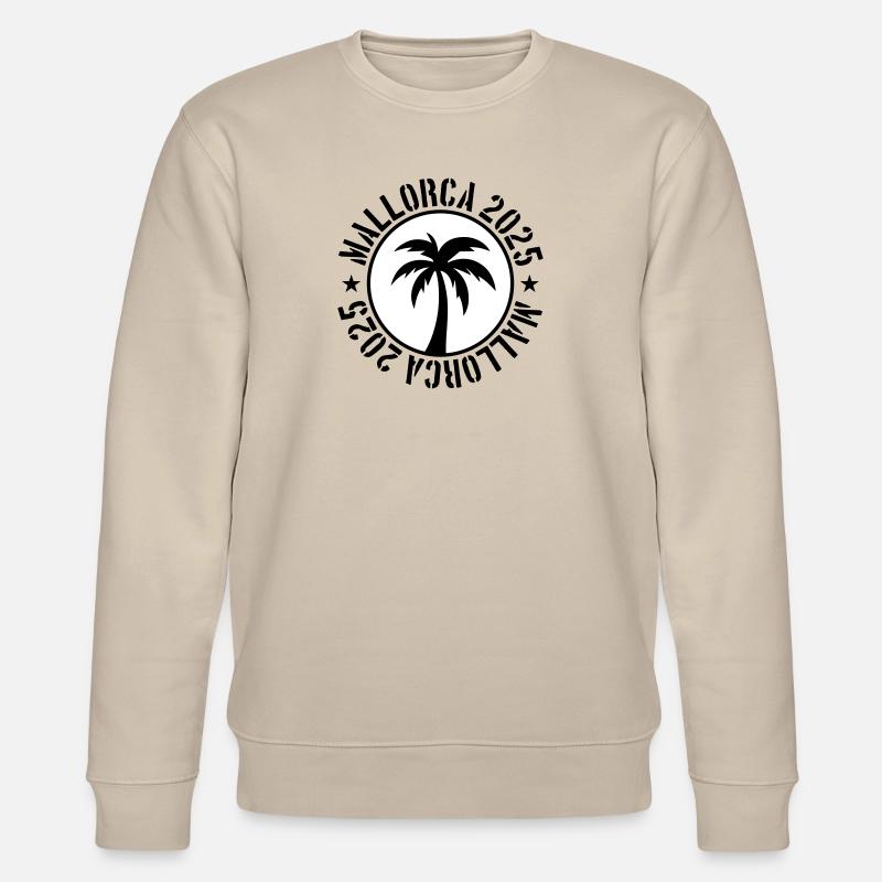 Mallorca 2025 Circle - Stanley/Stella CHANGER Unisex Organic Sweatshirt - beige