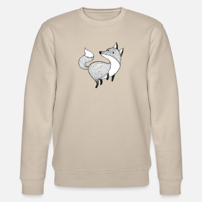 Fox - Stanley/Stella CHANGER Unisex Organic Sweatshirt - beige