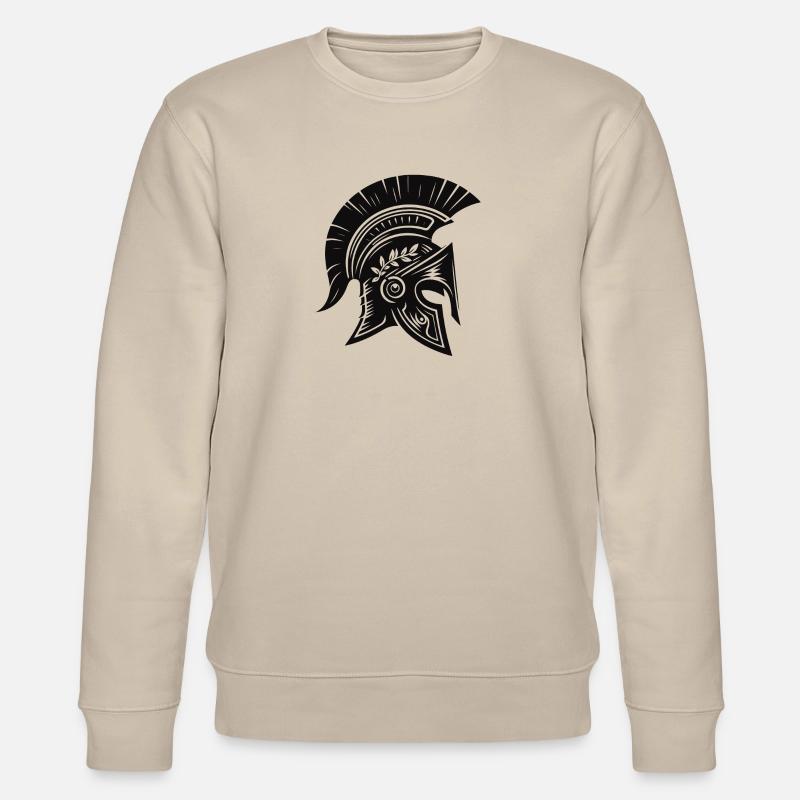 Casque de Spartiate - Sweat bio CHANGER Stanley/Stella Unisexe - beige