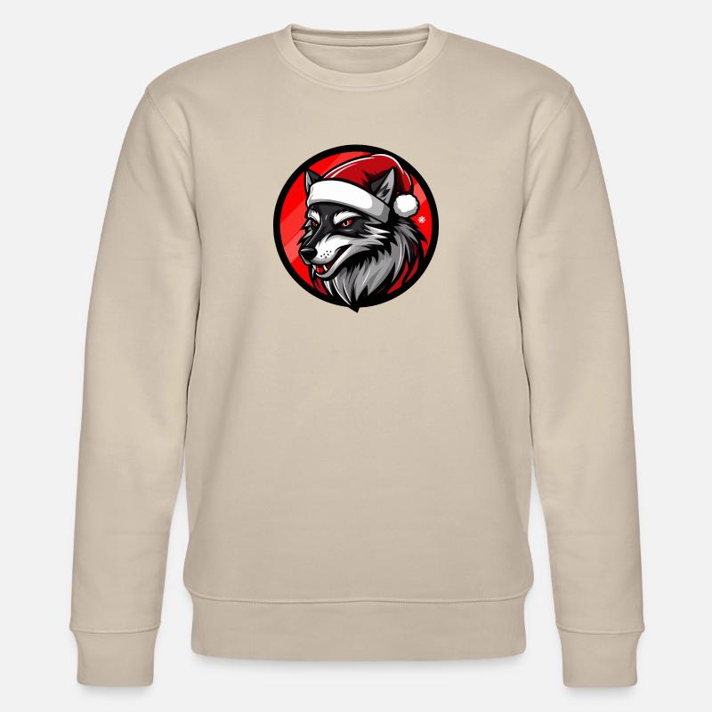 Noël loup Noël - Sweat bio CHANGER Stanley/Stella Unisexe - beige