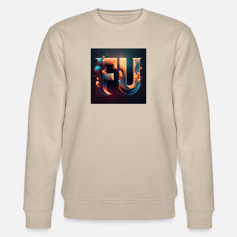 FU - Sweat bio CHANGER Stanley/Stella Unisexe - beige