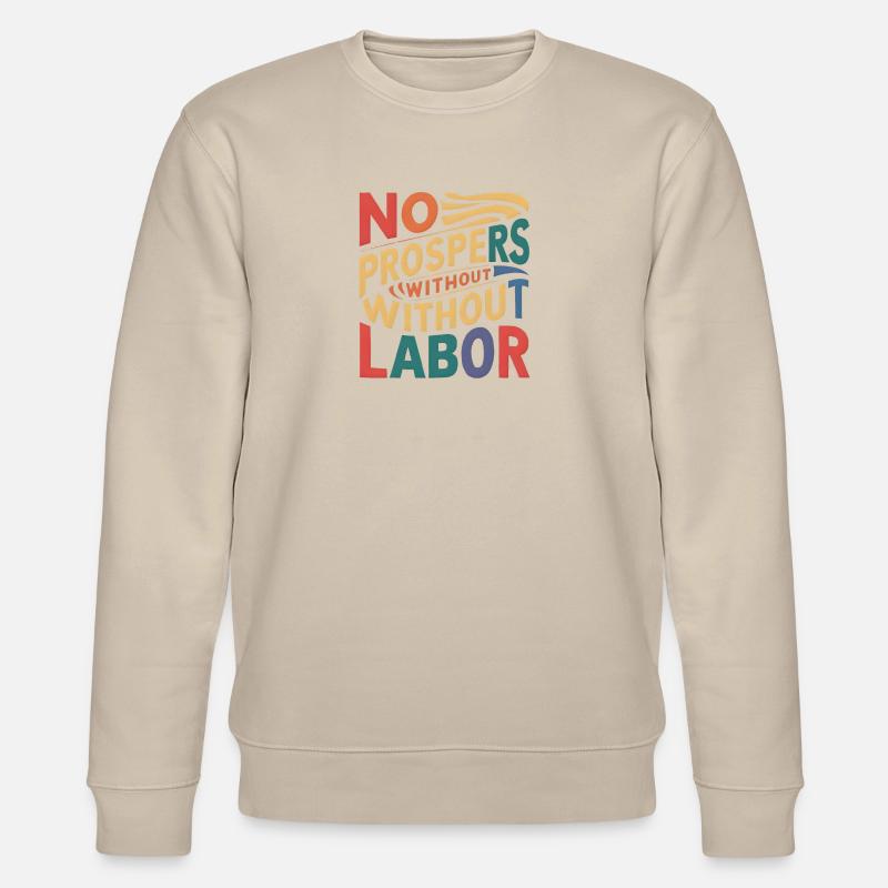 Ohne dich wird nichts funktionieren - Stanley/Stella Unisex Bio-Sweatshirt CHANGER  - Beige