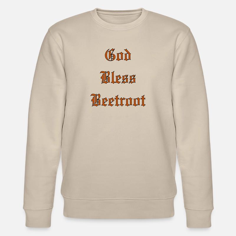 GodBlessBeetroot - Stanley/Stella Unisex Bio-Sweatshirt CHANGER  - Beige