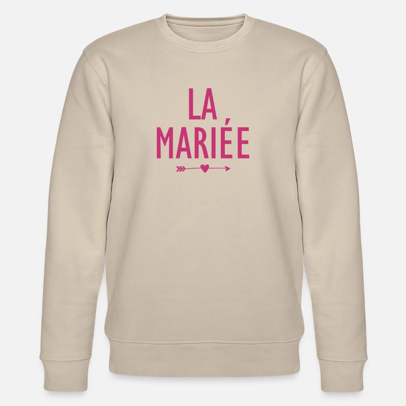 Die Braut - Stanley/Stella Unisex Bio-Sweatshirt CHANGER  - Beige