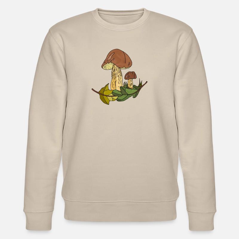 Pilze - Stanley/Stella Unisex Bio-Sweatshirt CHANGER  - Beige