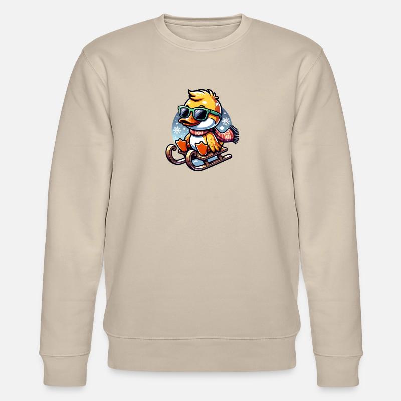 Mignon Cool Duck Noël - Sweat bio CHANGER Stanley/Stella Unisexe - beige