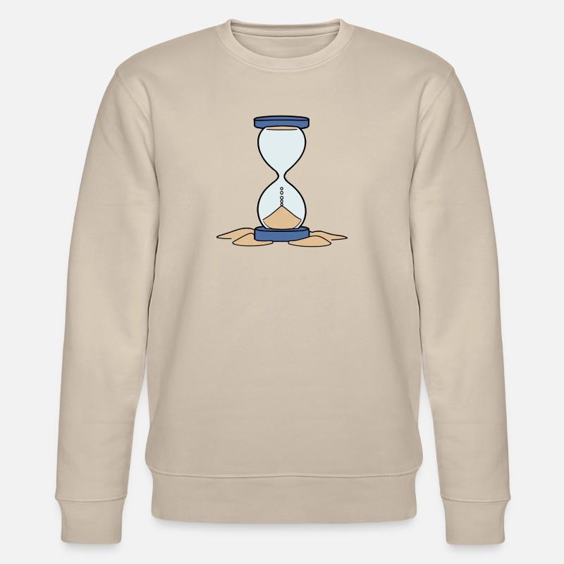 Sablier Temps vide Fin Patience - Sweat bio CHANGER Stanley/Stella Unisexe - beige