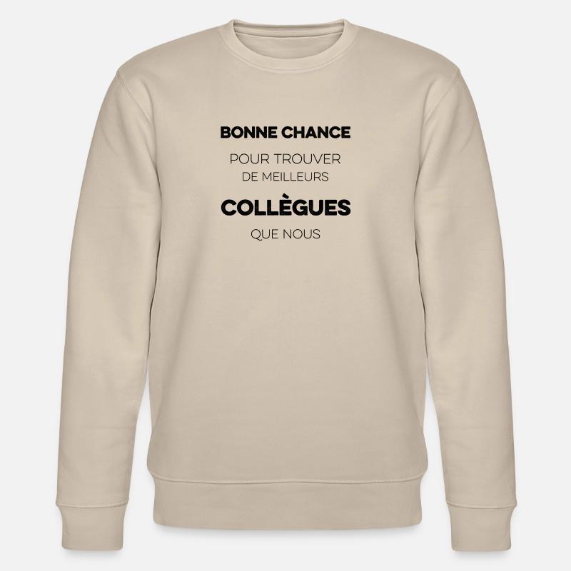 Geschenkidee für Rente, Beruf, Beruf - Stanley/Stella Unisex Bio-Sweatshirt CHANGER  - Beige