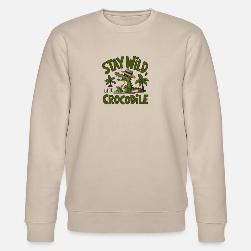 Ambiance crocodile sauvage - Sweat bio CHANGER Stanley/Stella Unisexe - beige