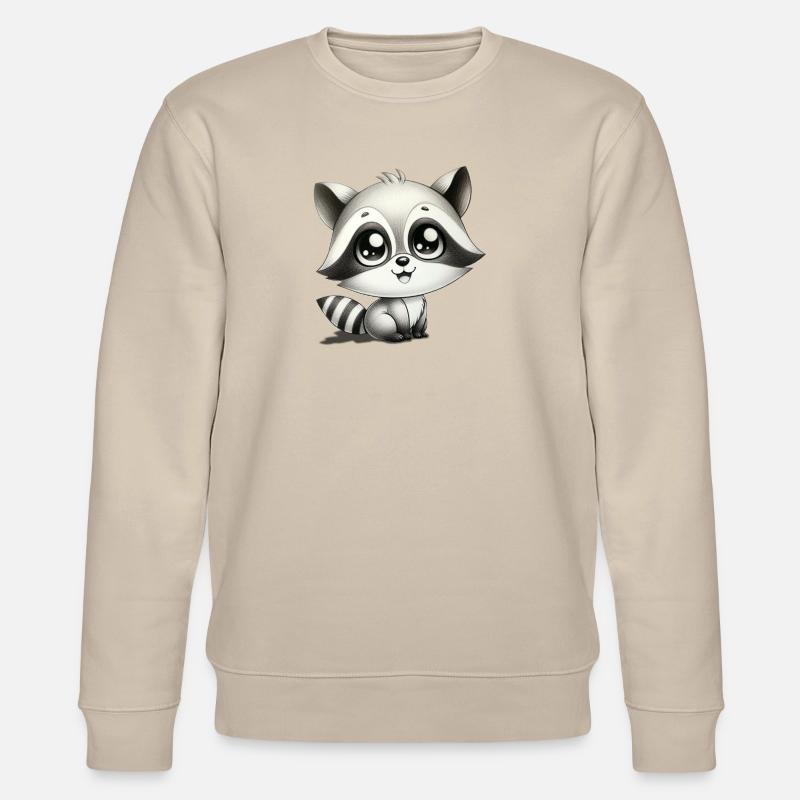 waschbär - Stanley/Stella Unisex Bio-Sweatshirt CHANGER  - Beige