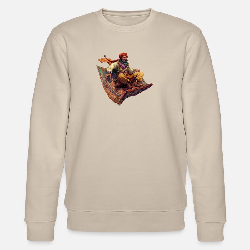Der fliegende Teppich - Stanley/Stella Unisex Bio-Sweatshirt CHANGER  - Beige