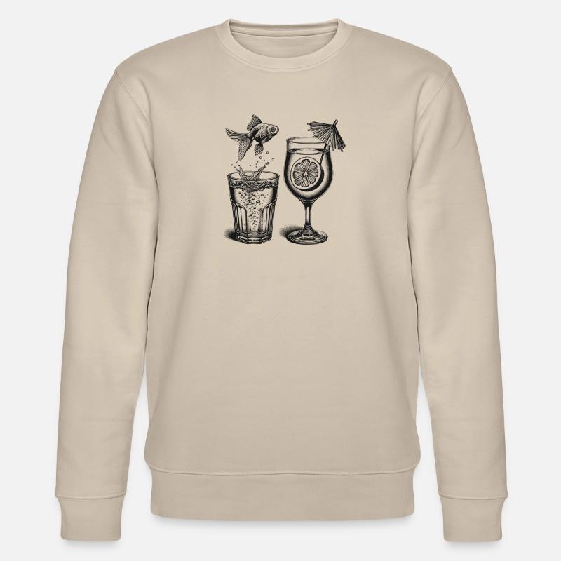 Goldfisch - Stanley/Stella Unisex Bio-Sweatshirt CHANGER  - Beige