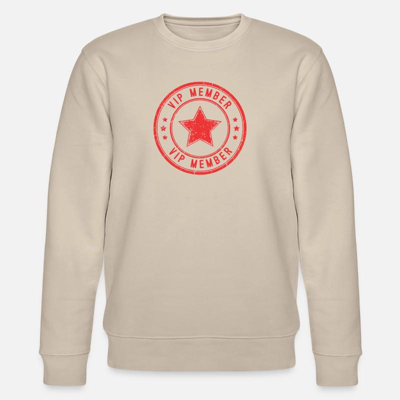 Vip Mitglied - Stanley/Stella Unisex Bio-Sweatshirt CHANGER  - Beige