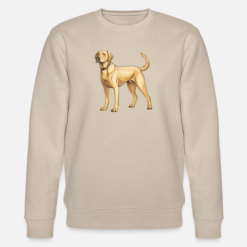 Labrador Hund - Stanley/Stella Unisex Bio-Sweatshirt CHANGER  - Beige