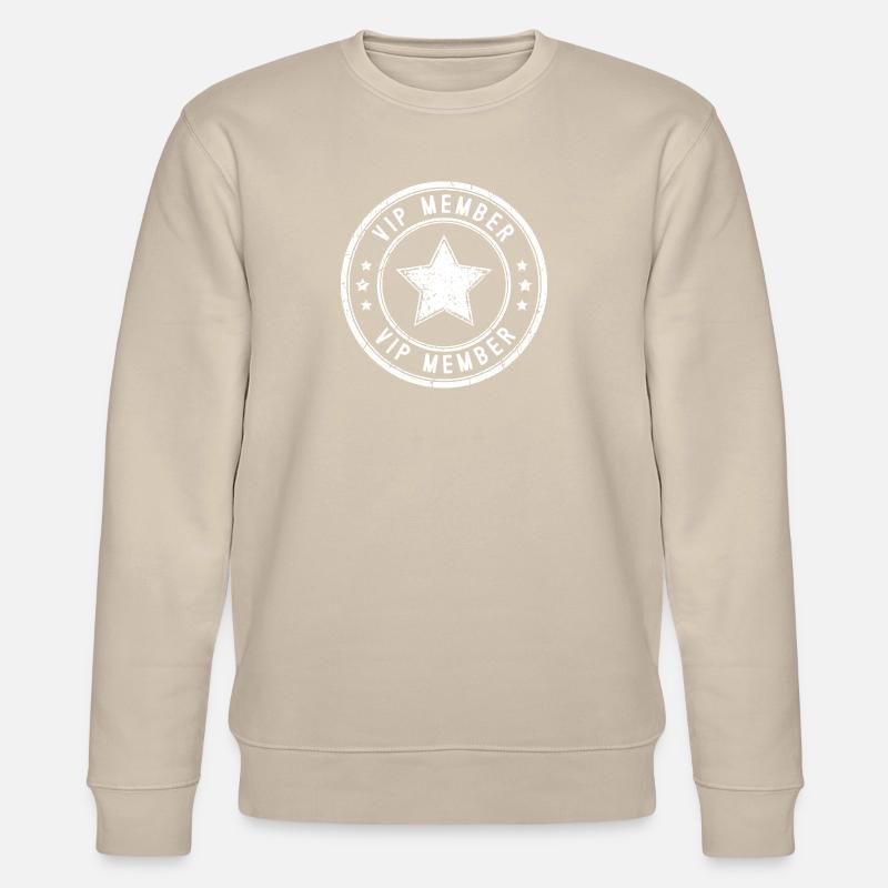 Vip Mitglied - Stanley/Stella Unisex Bio-Sweatshirt CHANGER  - Beige