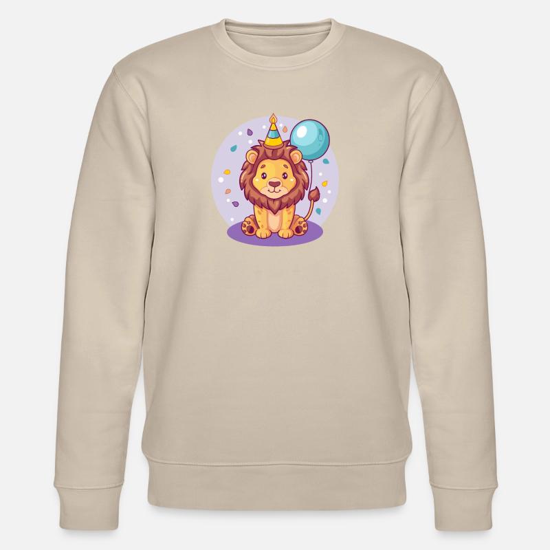 Leo Anniversaire Bébé - Sweat bio CHANGER Stanley/Stella Unisexe - beige