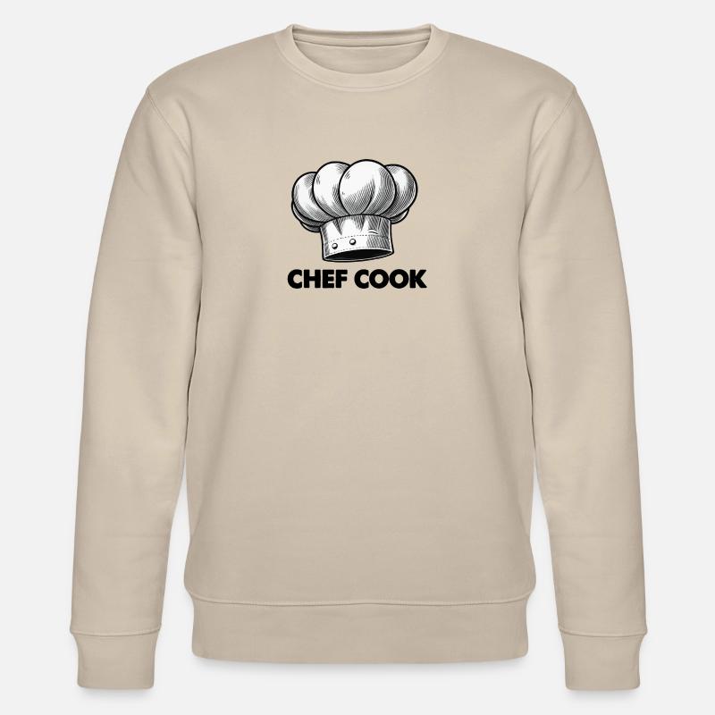 koch chef - Stanley/Stella Unisex Bio-Sweatshirt CHANGER  - Beige