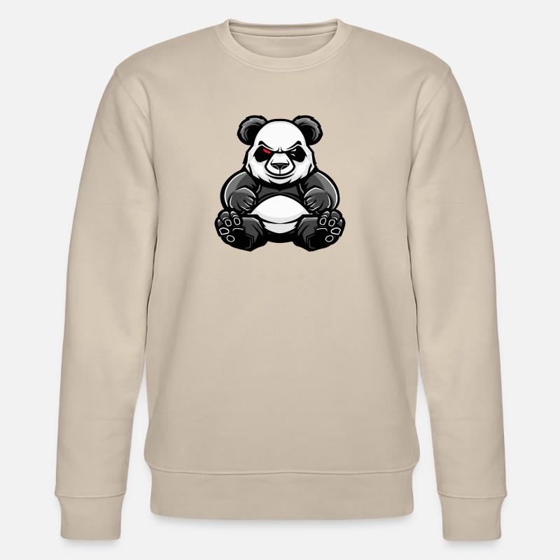 Panda Comic - Stanley/Stella Unisex Bio-Sweatshirt CHANGER  - Beige