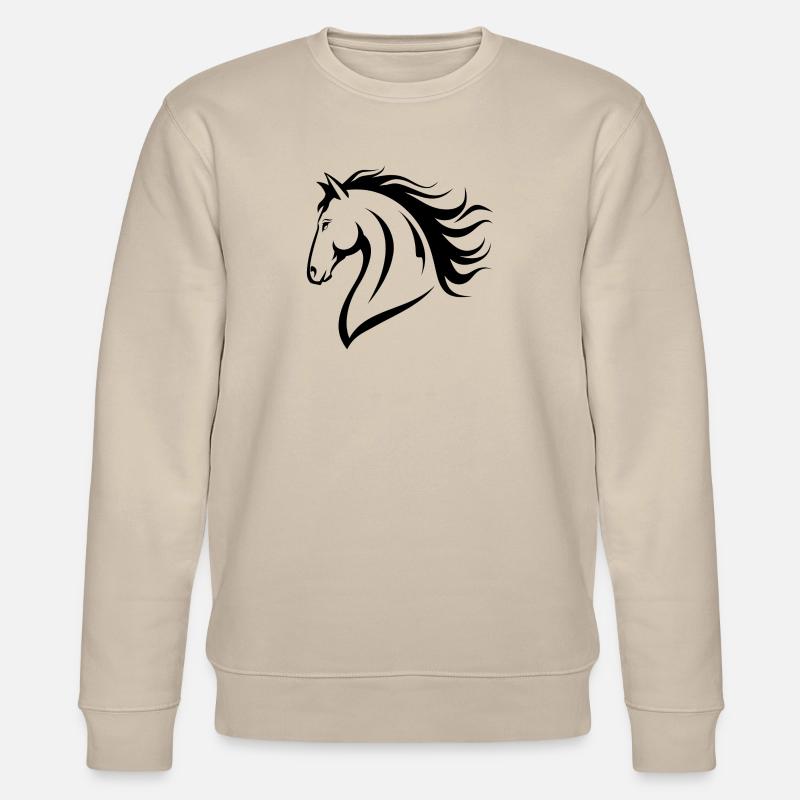 Reiten Reiten - Stanley/Stella Unisex Bio-Sweatshirt CHANGER  - Beige
