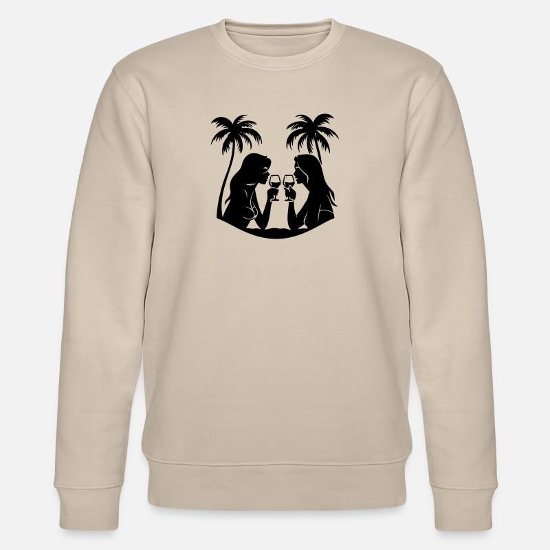 Équipe féminine Holiday Palms - Sweat bio CHANGER Stanley/Stella Unisexe - beige