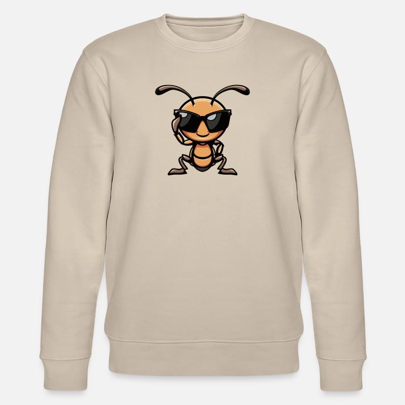 Ameise Tier - Stanley/Stella Unisex Bio-Sweatshirt CHANGER  - Beige
