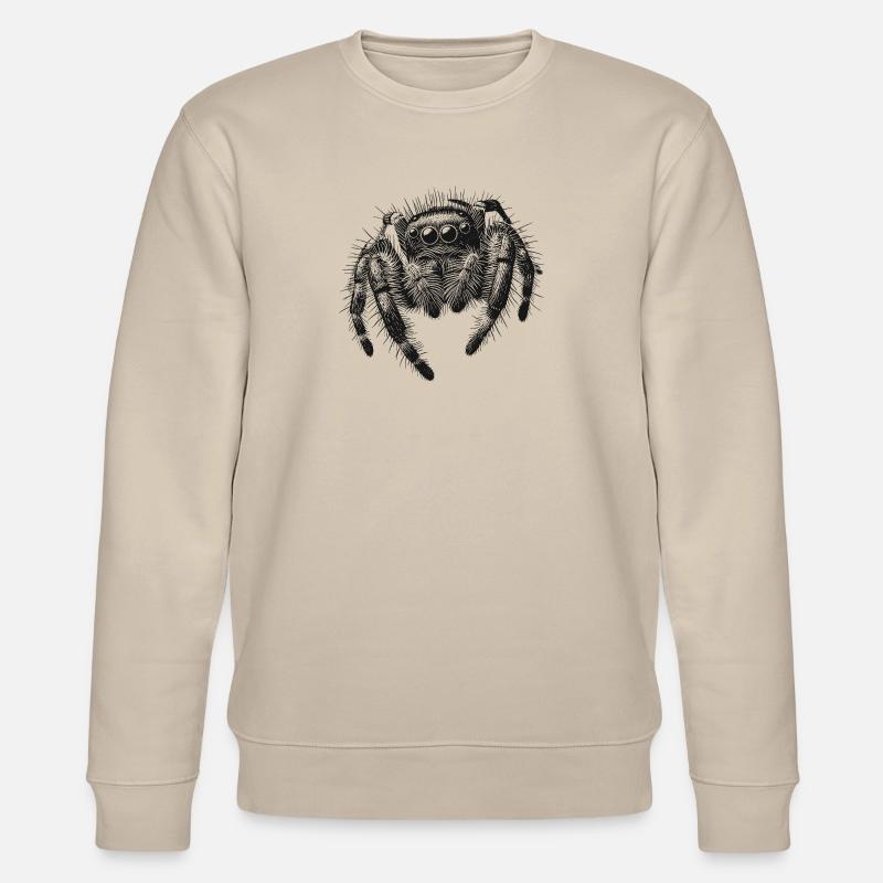 Springspinne - Stanley/Stella Unisex Bio-Sweatshirt CHANGER  - Beige