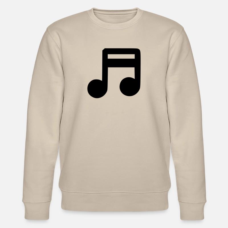 Note musique - Sweat bio CHANGER Stanley/Stella Unisexe - beige