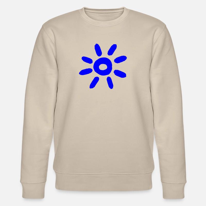Blaue Sonne - Stanley/Stella Unisex Bio-Sweatshirt CHANGER  - Beige
