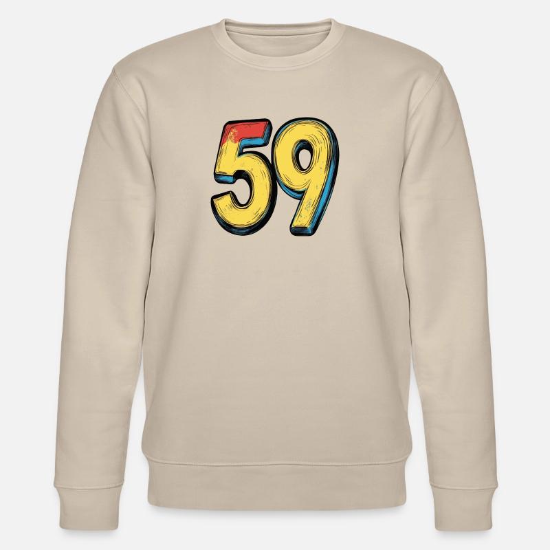 59 Symbole numérique - Sweat bio CHANGER Stanley/Stella Unisexe - beige