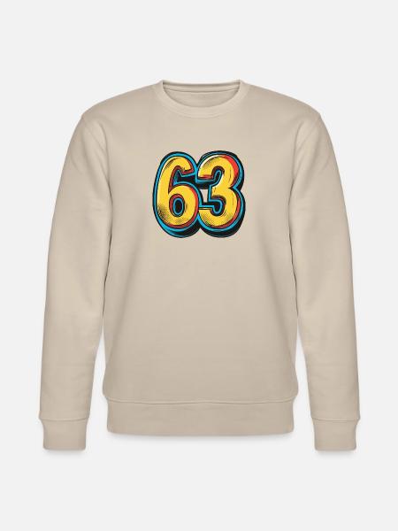 63 Symbole numérique - Sweat bio CHANGER Stanley/Stella Unisexe - beige