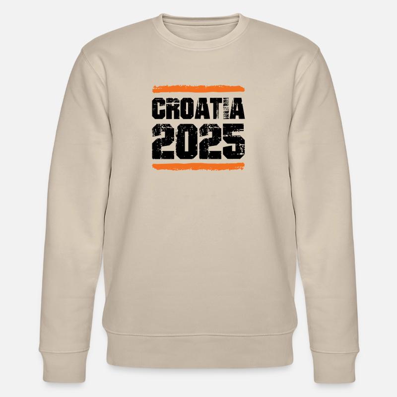 Croatia 2025 Team - Stanley/Stella Unisex Bio-Sweatshirt CHANGER  - Beige